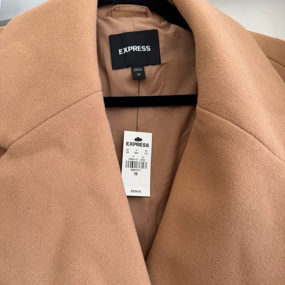 NWT Express Camel Coat - Picture 4 of 10